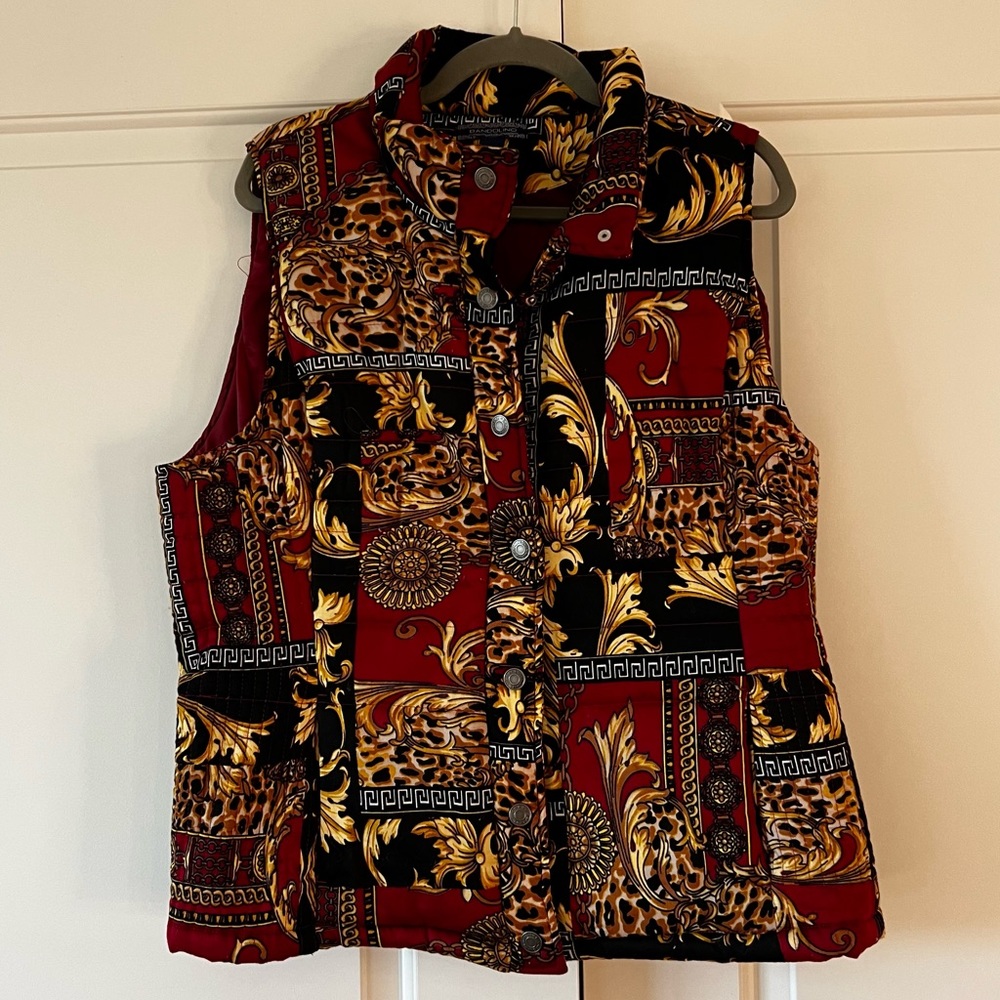 Designer inspired puffy vest